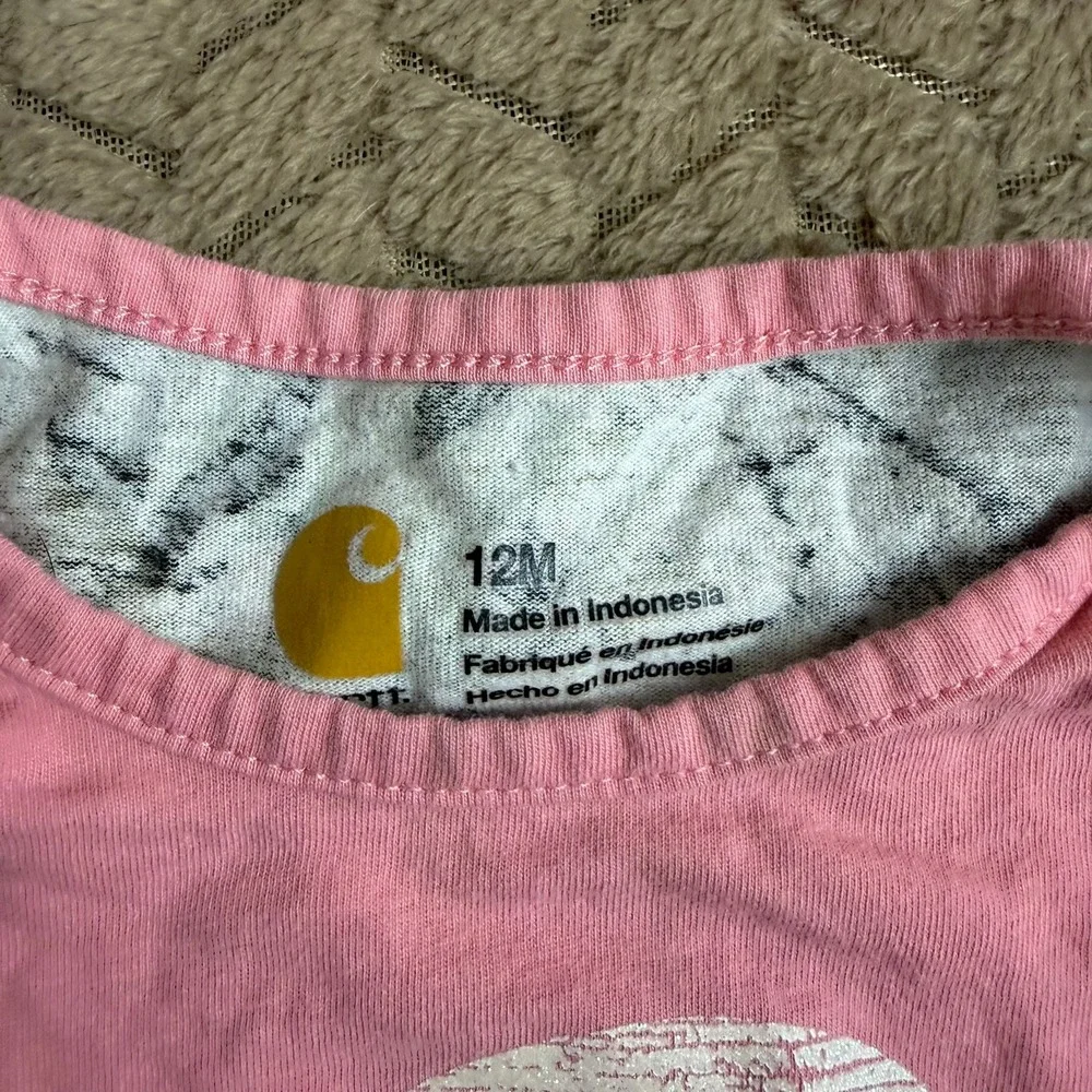Carhartt Pink Camo Deer Bodysuit 12M Hunting Country Outdoorsy